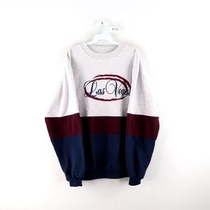 Vintage 90s Streetwear Las Vegas Sweatshirt USA